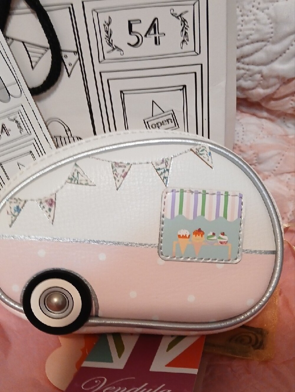 Vendula London Pink Caravan Coin Purse - Picture 3 of 5